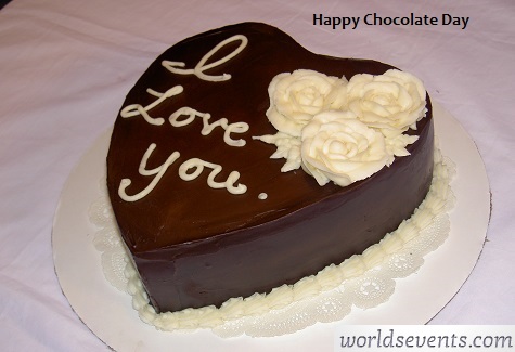 Happy Chocolate Day I Love You Heart Chocolate