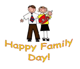 Happy Family Day Clipart Image