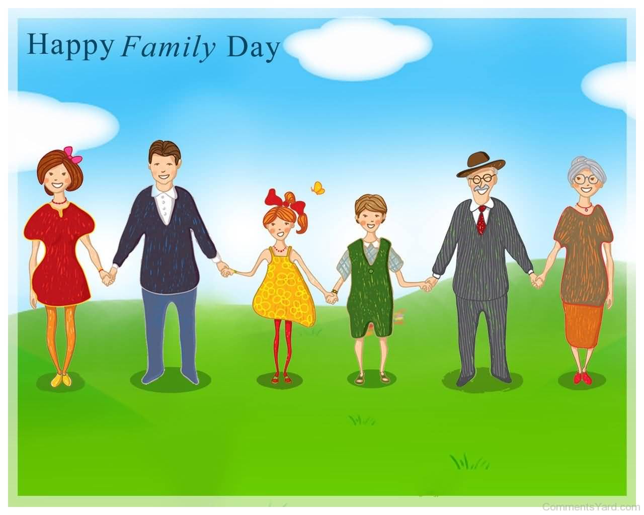 Happy Family Day Family Photo