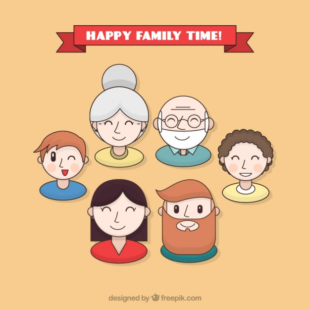 Happy Family Day Illustration