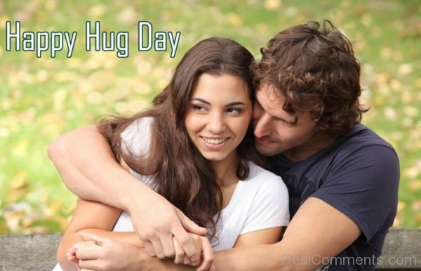 Happy Hug Day Beautiful Couple