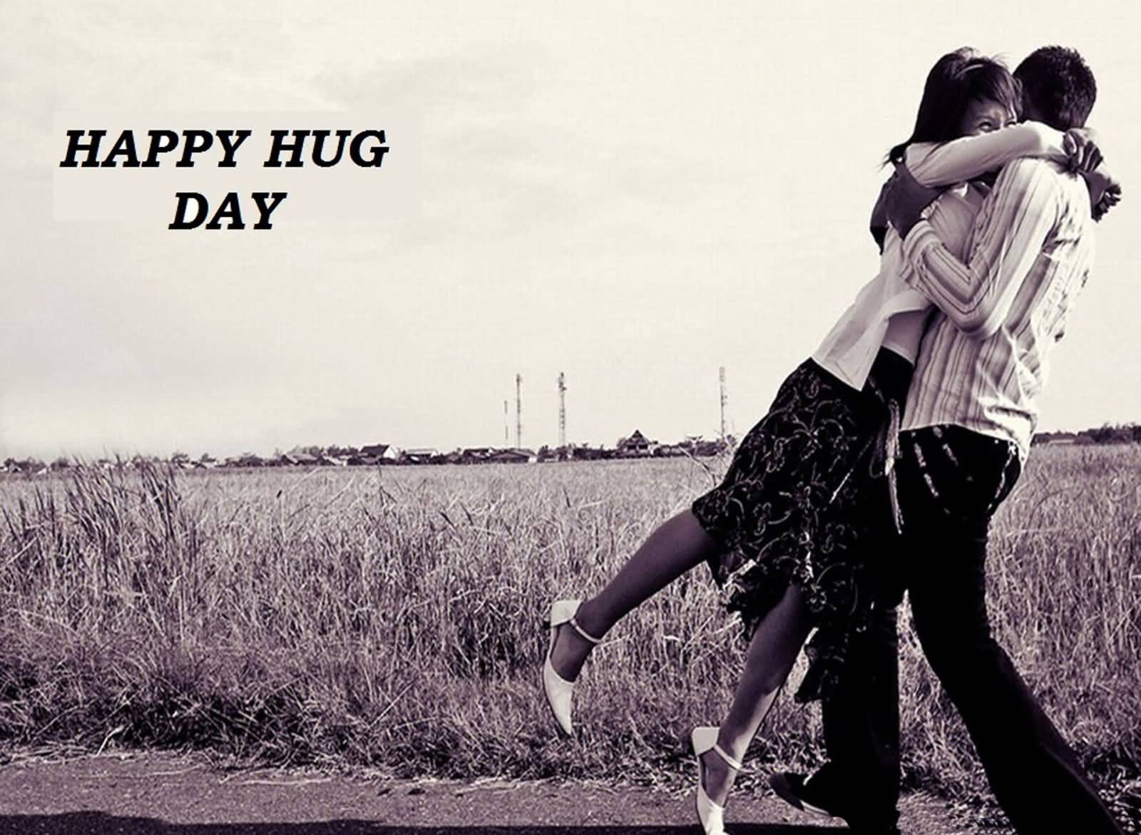 Happy Hug Day Love Couple