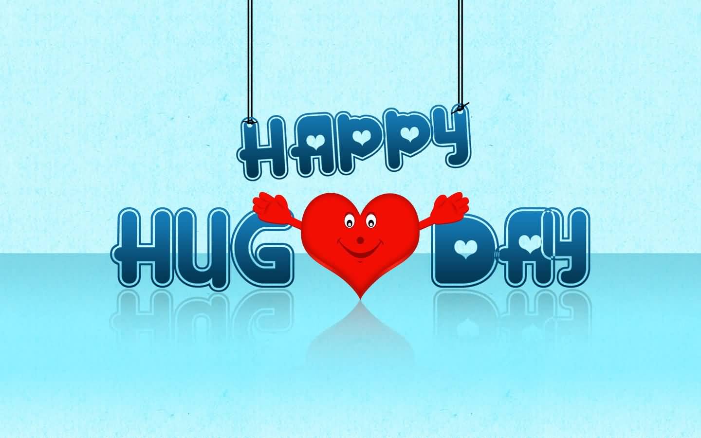 Happy Hug Day Wallpaper