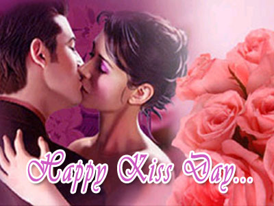 Happy Kiss Day Card