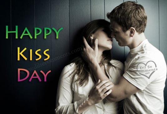 Happy Kiss Day Kissing Couple