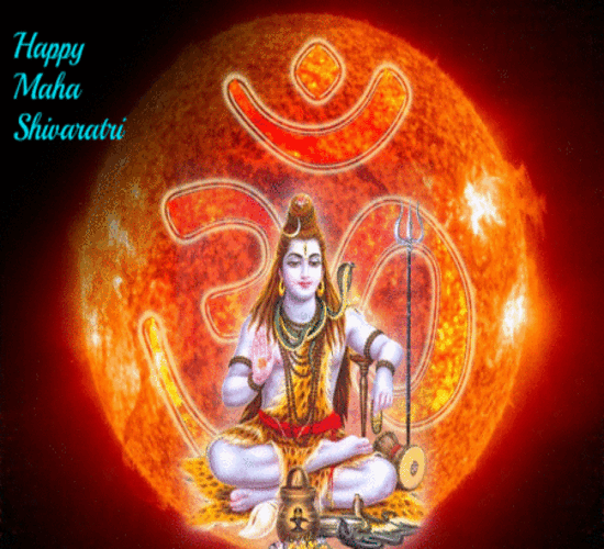 Happy Maha Shivratri Lord Shiva Animated Ecard