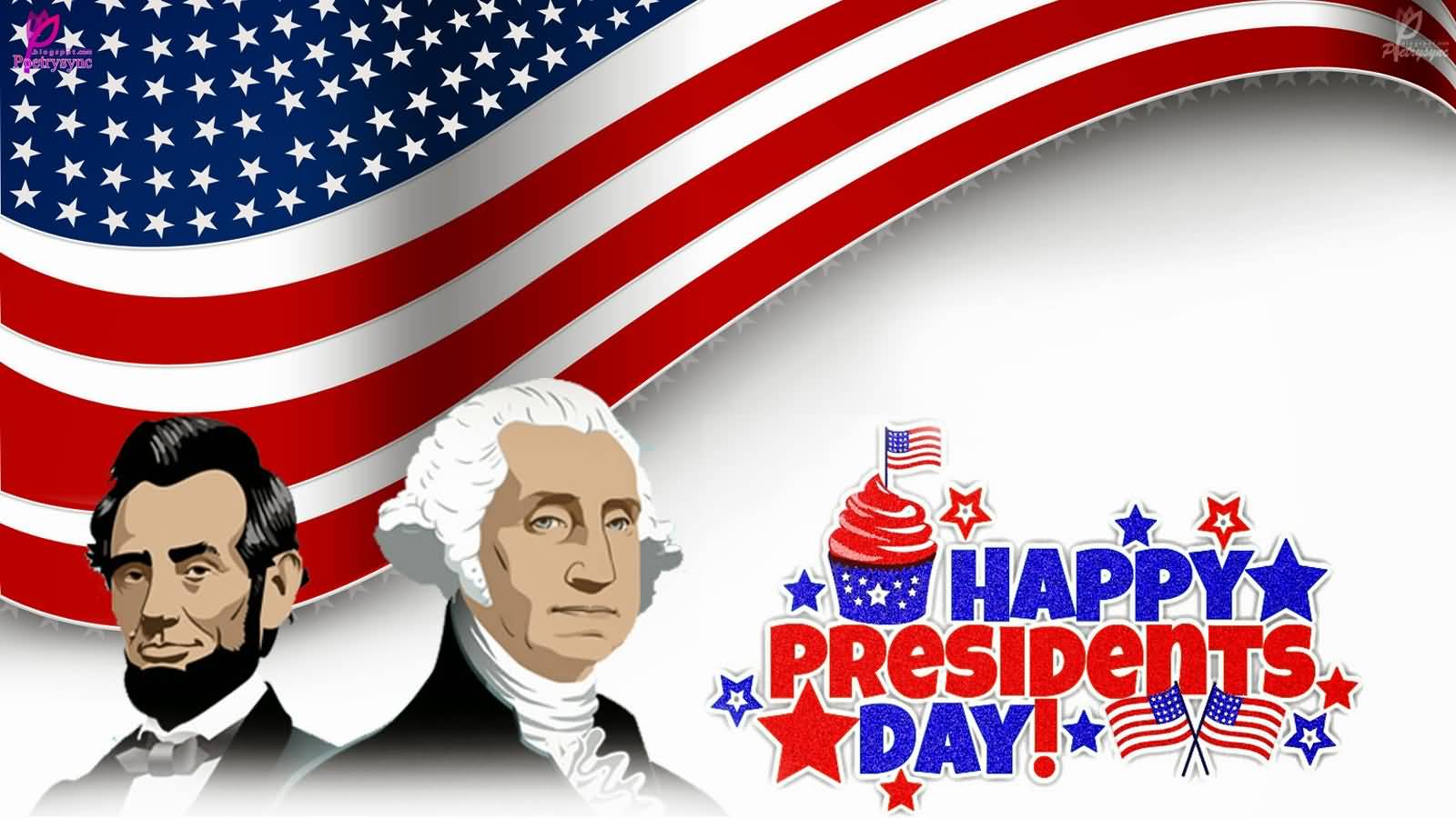 Happy Presidents Day American Flag Wallpaper
