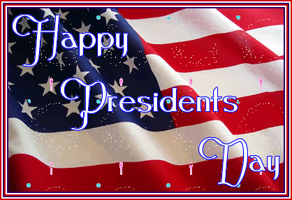 Happy Presidents Day Fireworks Animated Picture