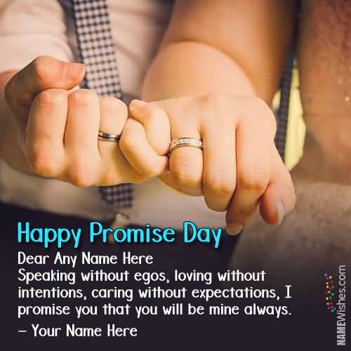 Happy Promise Day Card