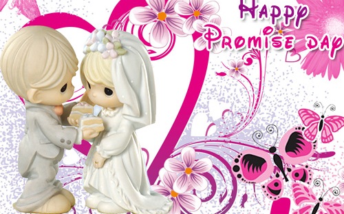 Happy Promise Day Couple Toy Picture