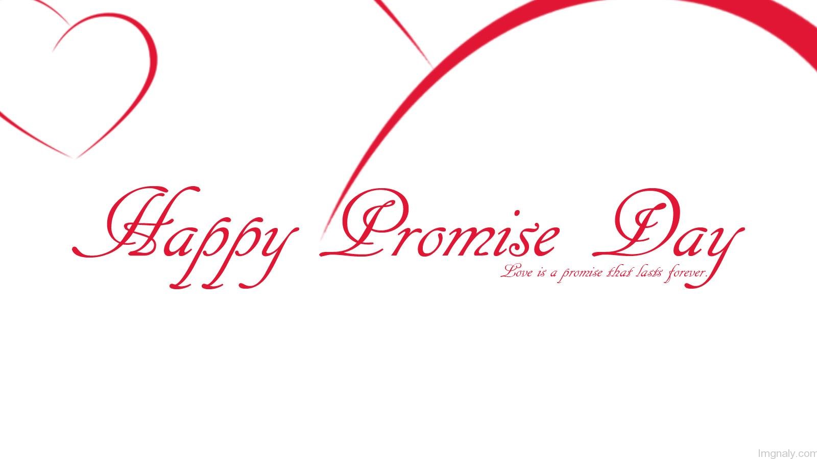Happy Promise Day Love Is A Promise That Lasts Forever Card