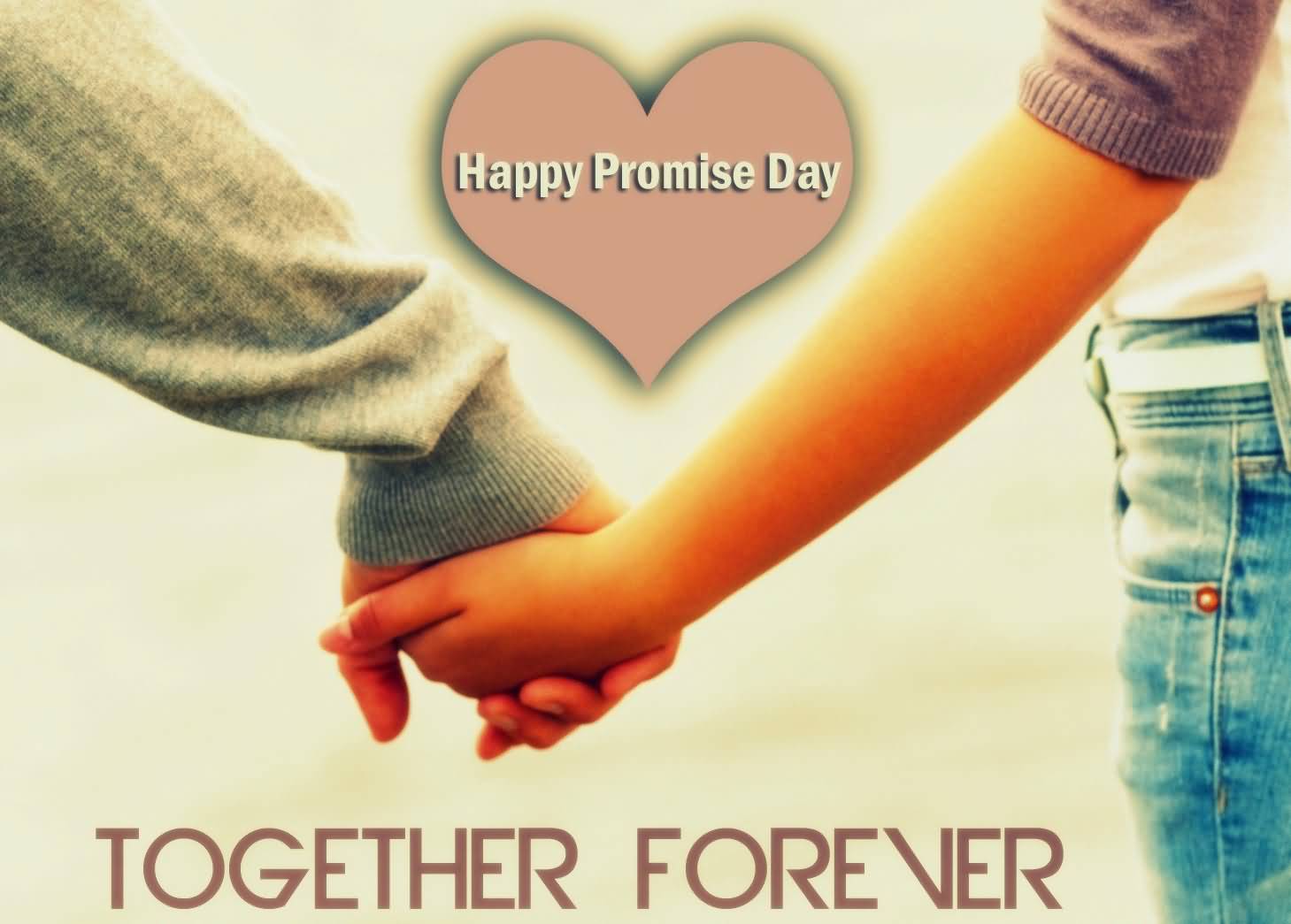 Happy Promise Day Together Forever Greeting Card