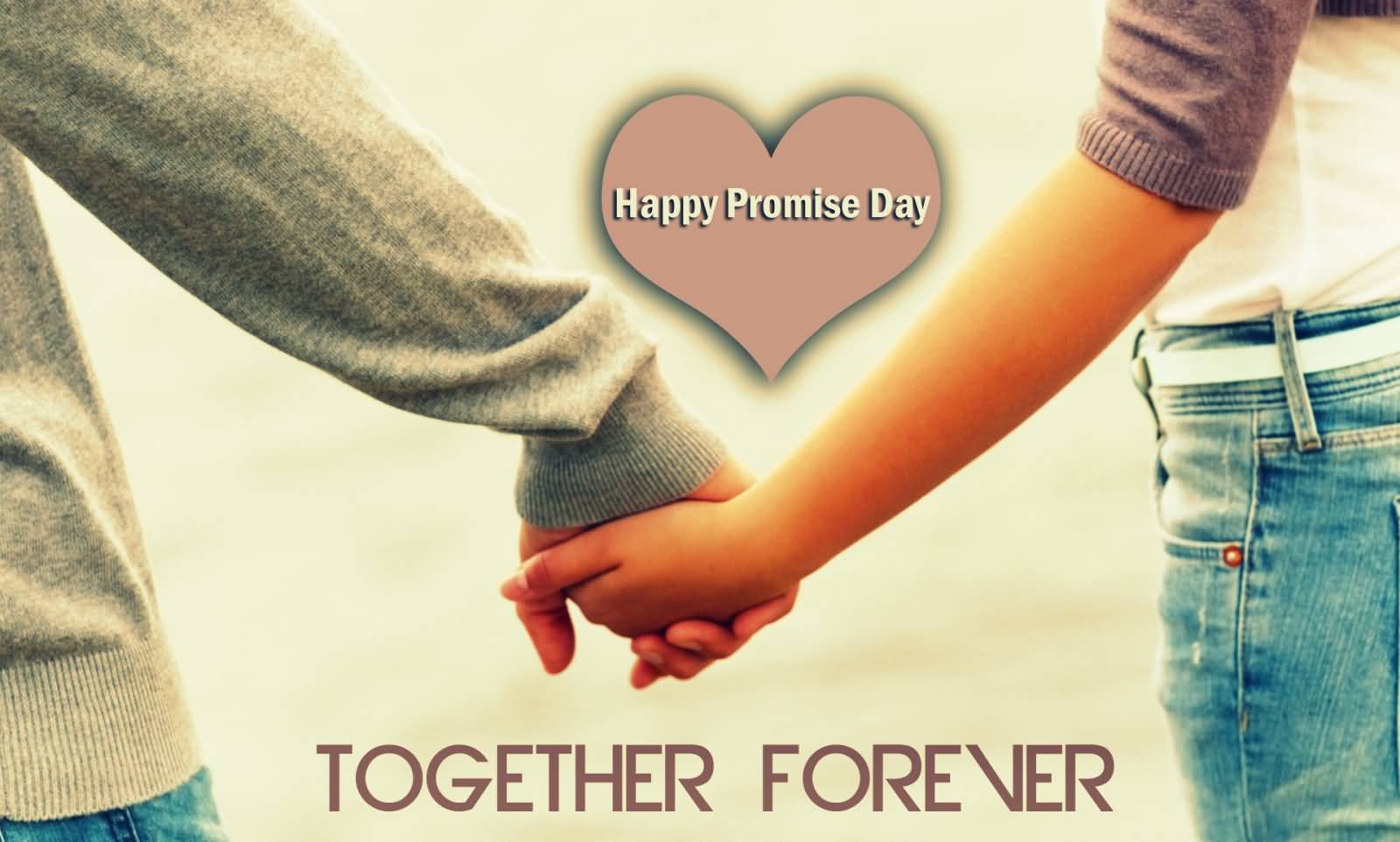 Happy Promise Day Together Forever