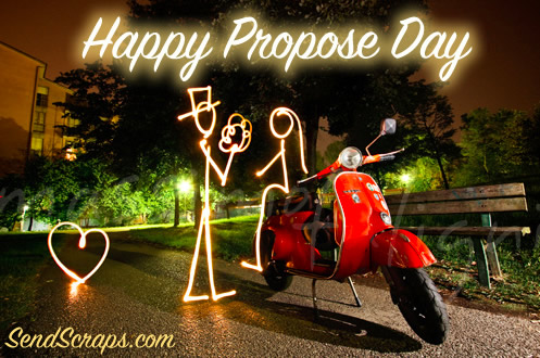 Happy Propose Day Adorable Greeting Card