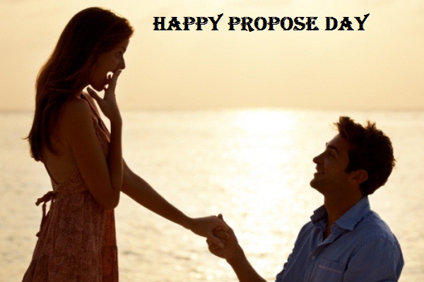 Happy Propose Day Boy Proposing Girl Picture