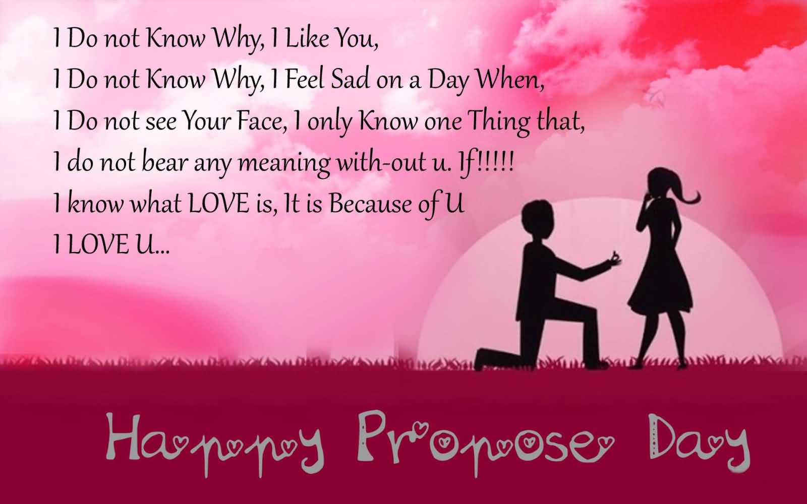 Happy Propose Day Greeting Card
