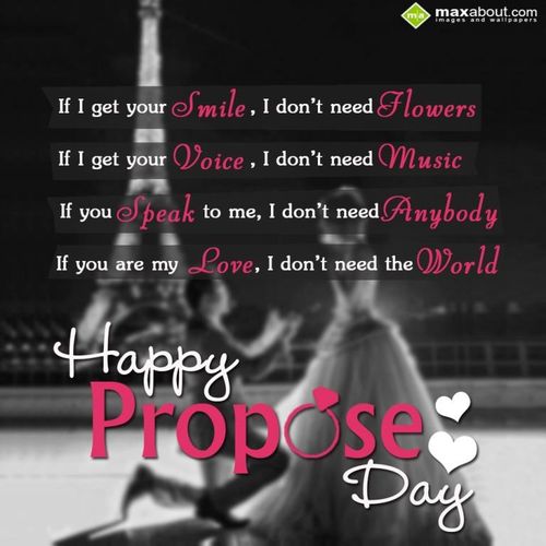 Happy Propose Day Greetings