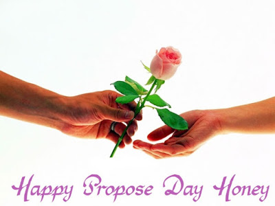 Happy Propose Day Honey Flower For You Greeting Card