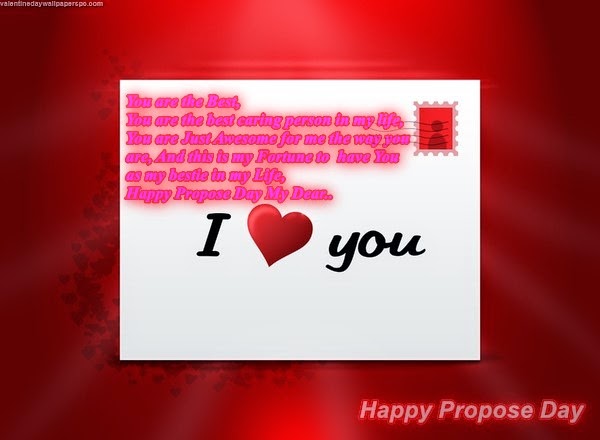 Happy Propose Day I Love You Greeting Card