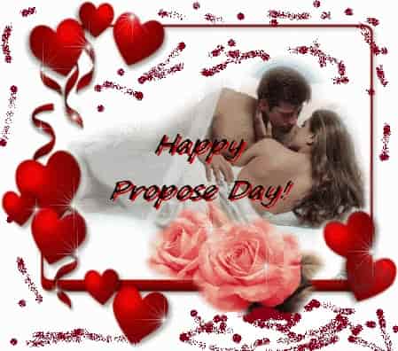 Happy Propose Day Love Couple Card