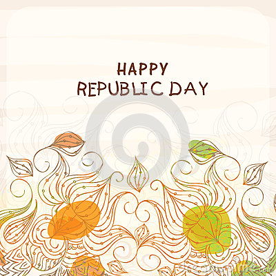 Happy Republic Day Amazing Greeting Card