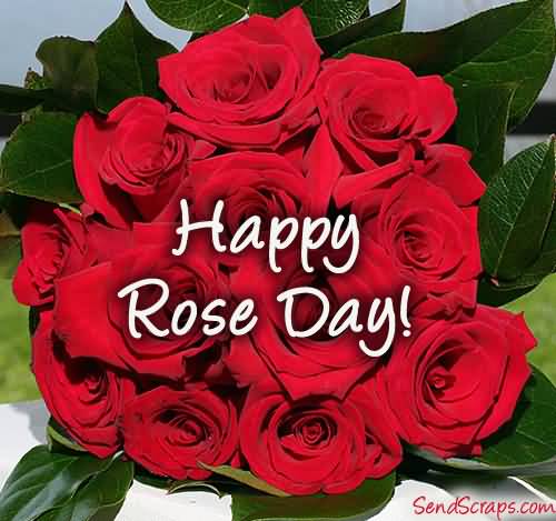 Happy Rose Day Bunch Of Roses