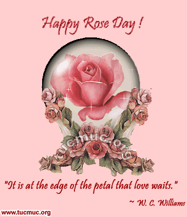 Happy Rose Day It Is At The Edge Of The Petal That Love Waits