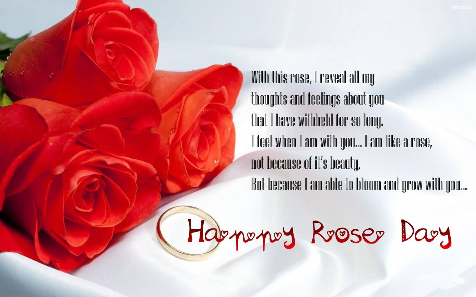 Happy Rose Day Message