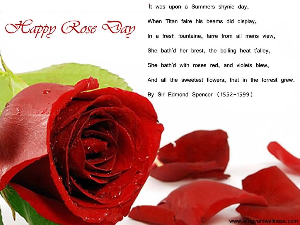 Happy Rose Day Poem