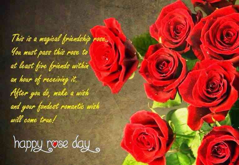 Happy Rose Day Wishes Card