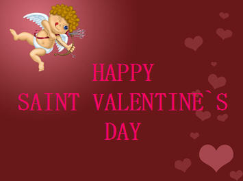 Happy Saint Valentine’s Day Cupid Picture