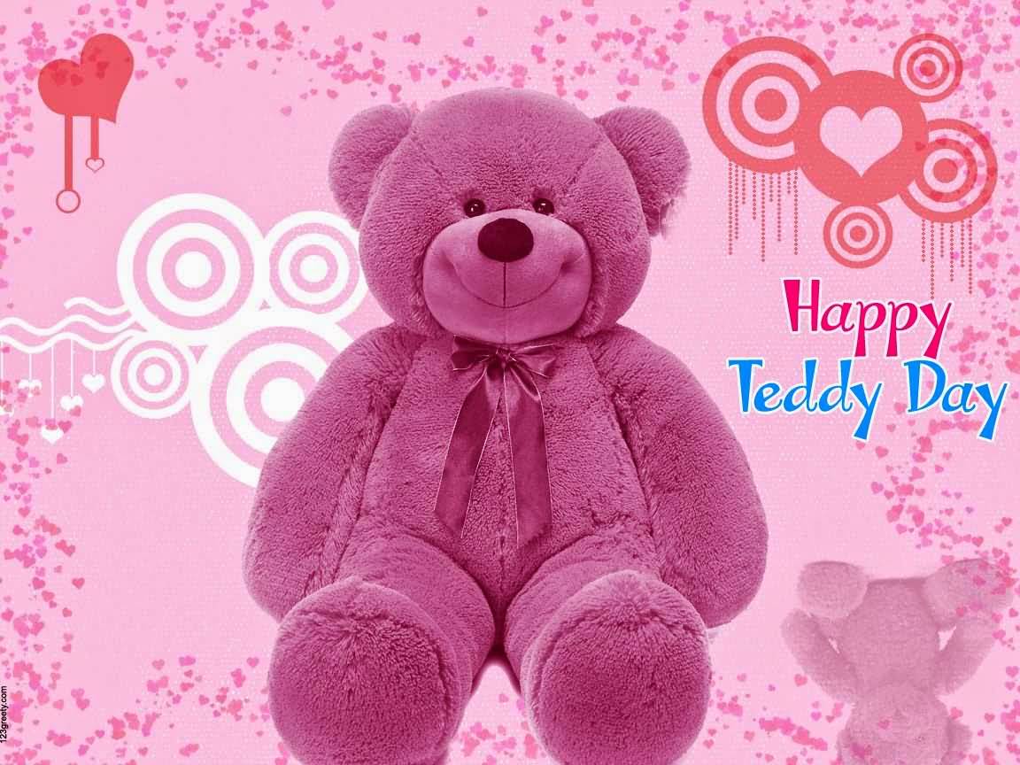Happy Teddy Day Beautiful Greeting Card