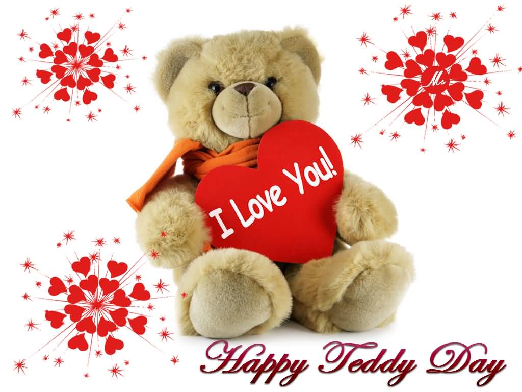 Happy Teddy Day Greeting Card Picture
