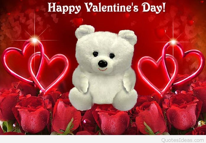 Happy Valentine’s Day 2017 Teddy Bear Picture