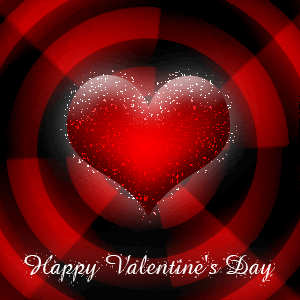 Happy Valentine's Day Heart Glitter