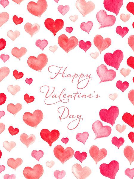 Happy Valentine's Day Hearts Image
