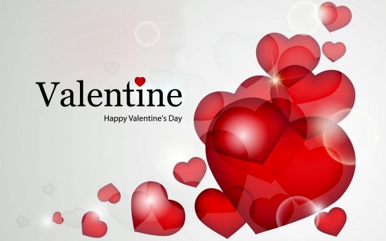 Happy Valentine’s Day Hearts Image