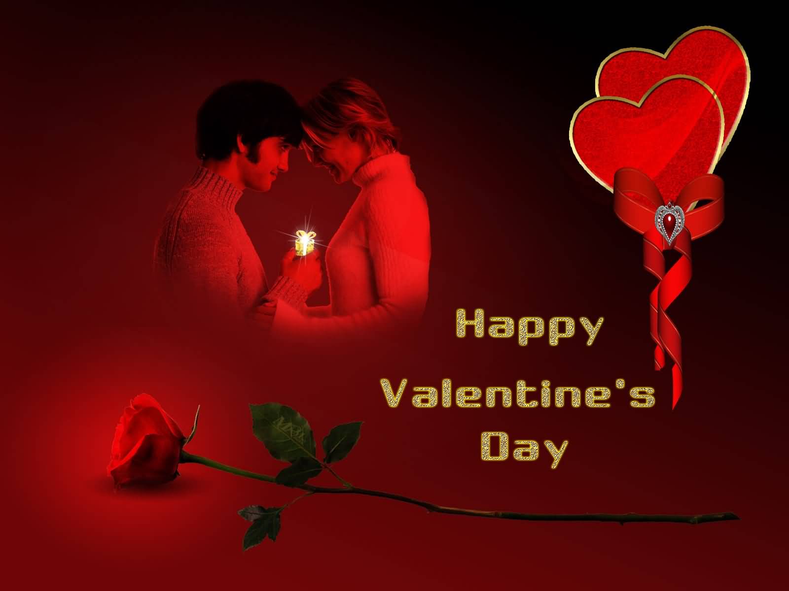 Happy Valentine’s Day Love Couple Wallpaper