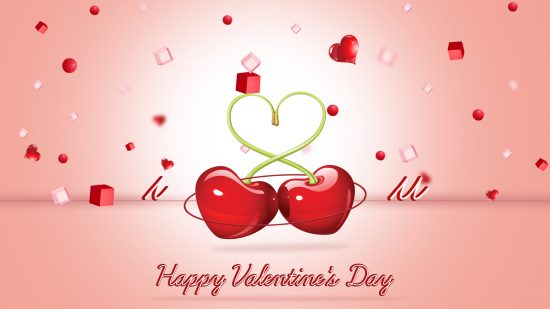 Happy Valentine's Day Love Hearts