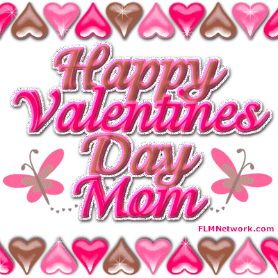 Happy Valentine’s Day Mom Glitter