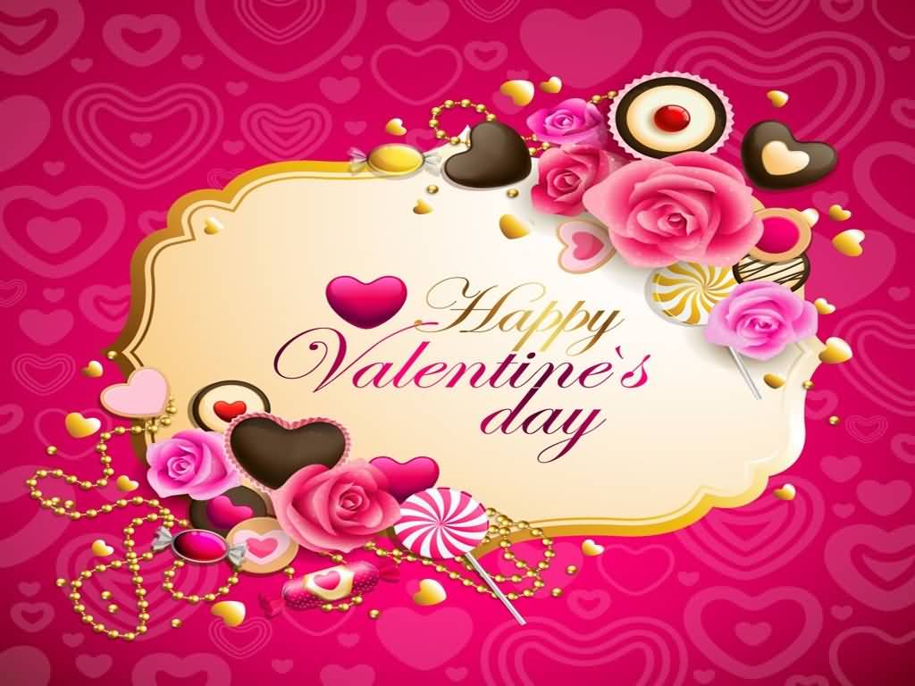 Happy Valentine’s Day Pink Card
