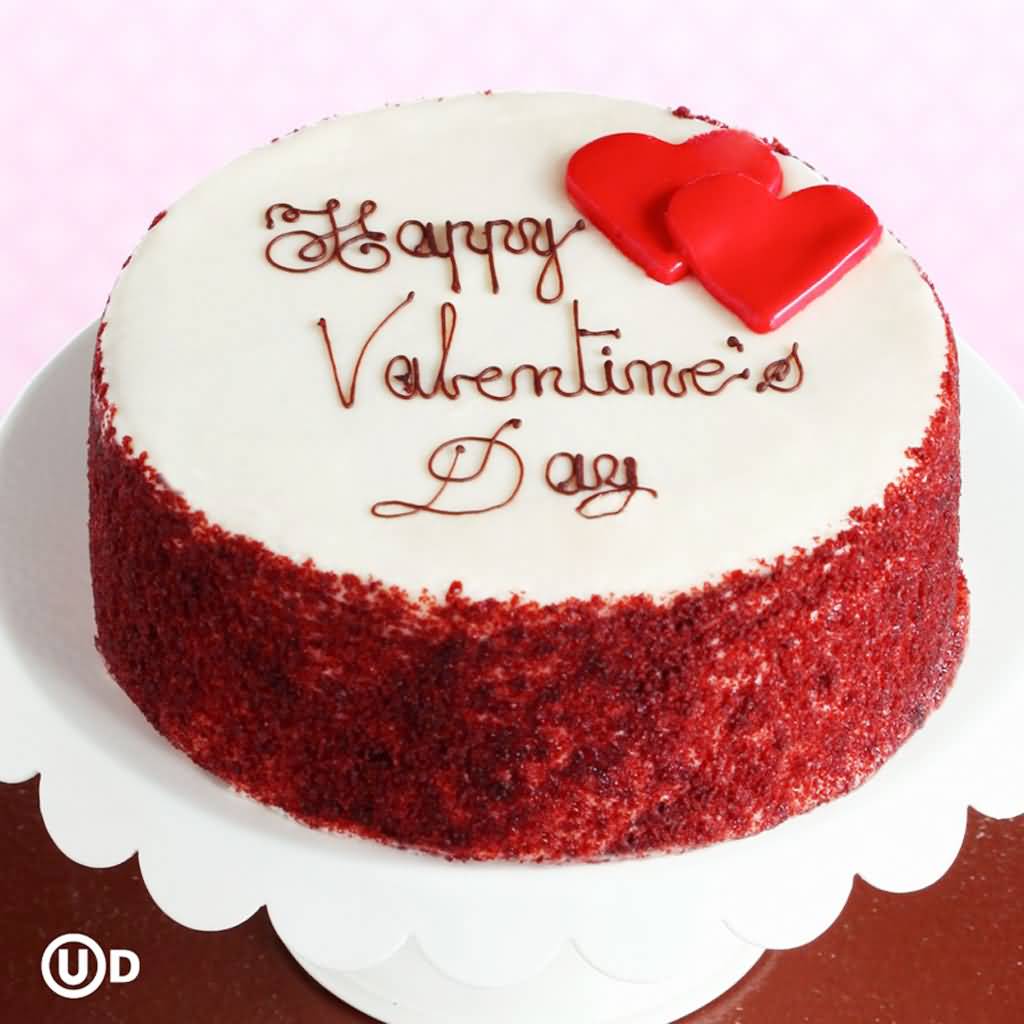 Happy Valentine's Day Red Velvet Cake For You