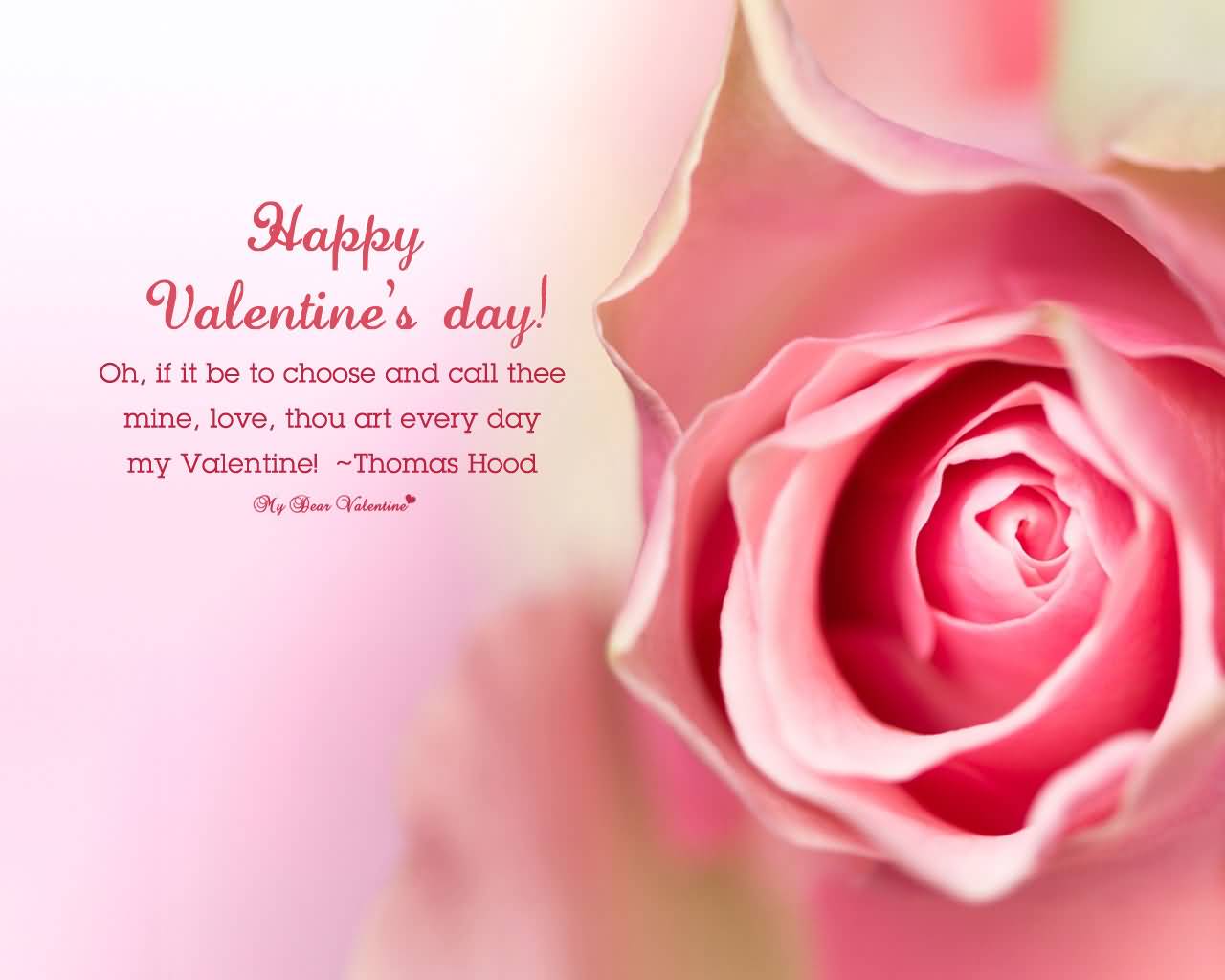 Happy Valentine's Day Thomas Hood Quote
