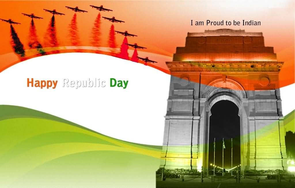 I Am Proud To Be Indian Happy Republic Day Picture