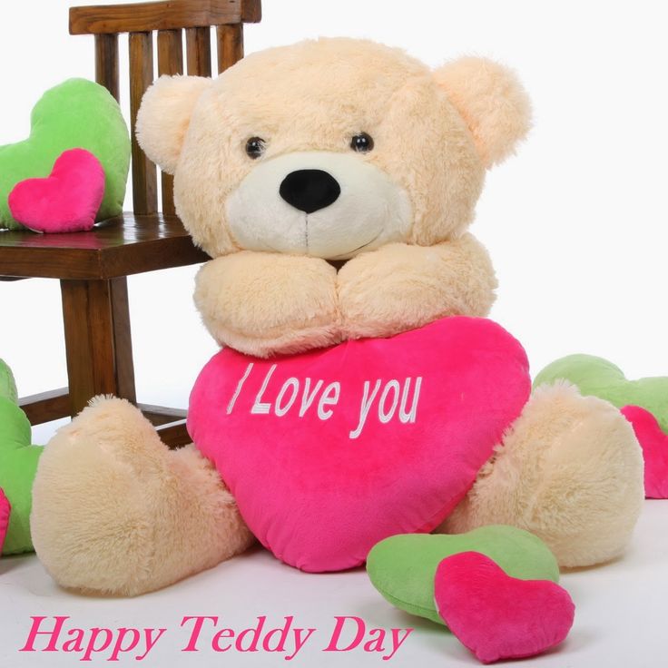 I Love You Happy Teddy Day Greeting Card