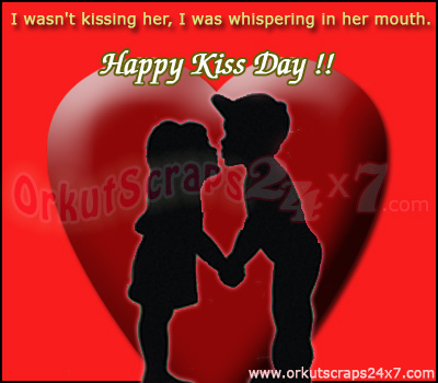I Wasn’t Kissing Her, I Was Whispering In Her Mouth. Happy Kiss Day Card