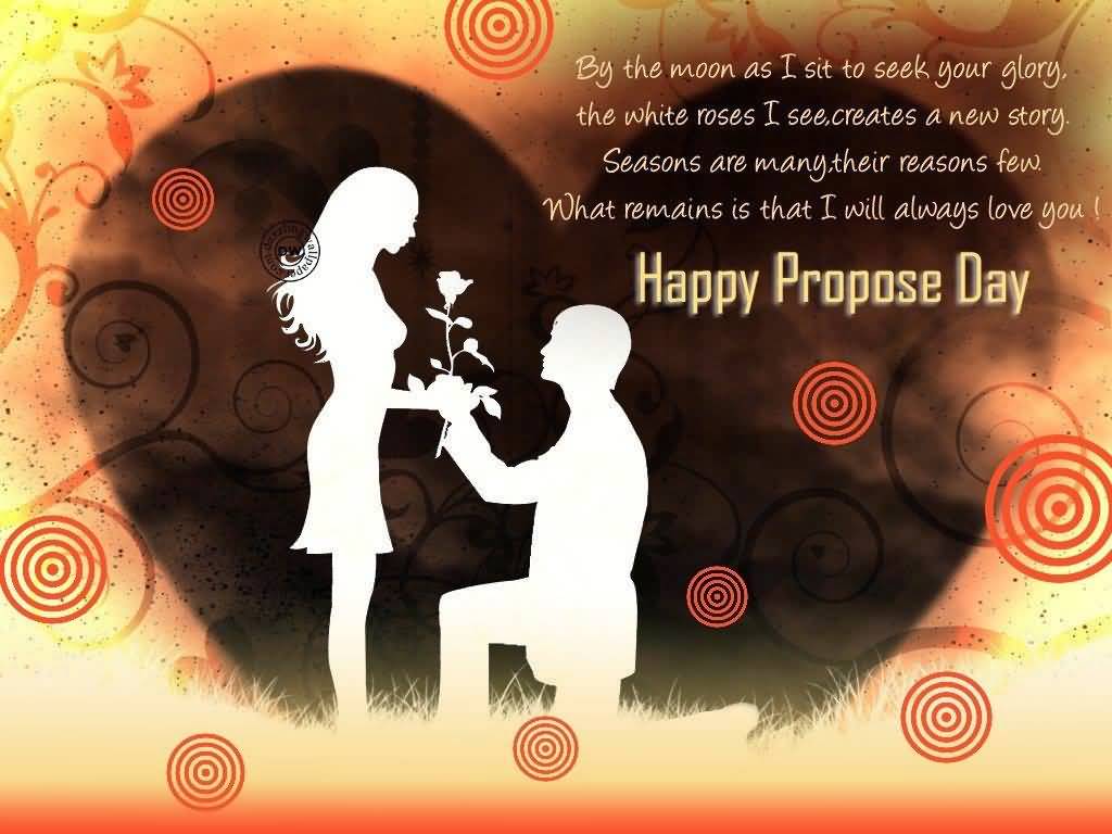 I Will Always Love You Happy Propose Day Greeting Card
