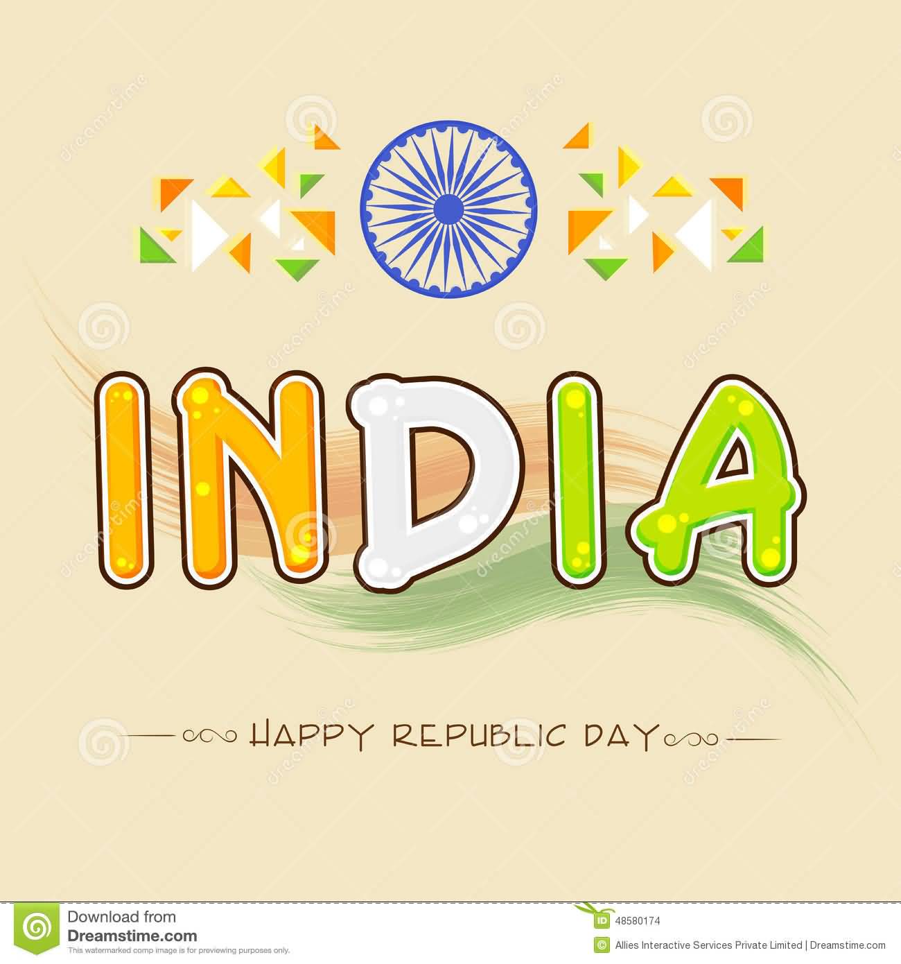 India Happy Republic Day Card