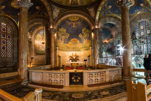 Inside View Of The Church Of All Nations