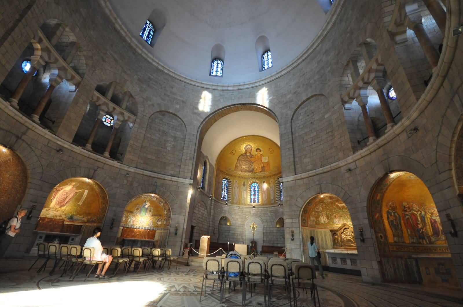 Interior View Of The Church Of Dormition Abbey